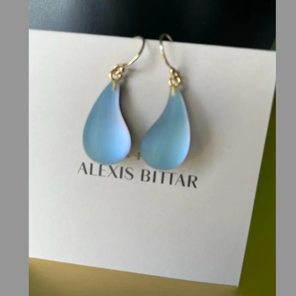 Alexis Bittar | Lucite Dewdrop Earrings (Opal)